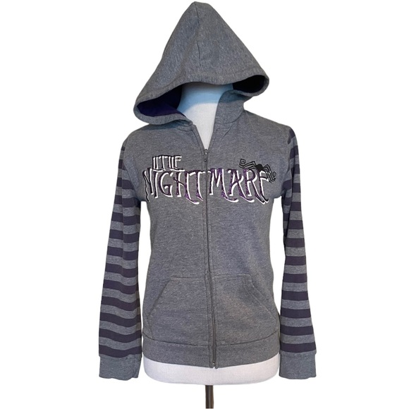 Disney Parks Jack Skellington hoodie Little Nightmare Before Christmas - Picture 2 of 12